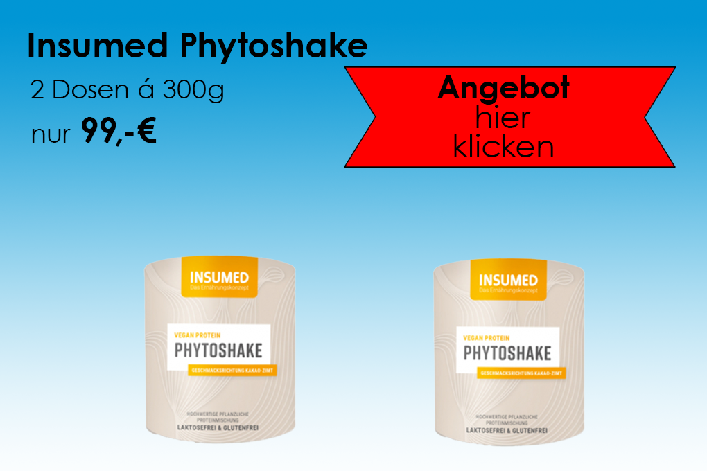 INSUMED Phytoshake 2x Dosen Kakao-Zimt, à 300g