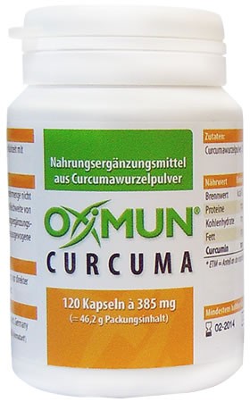 Oximun Curcuma 120 Kapseln, 46,2g