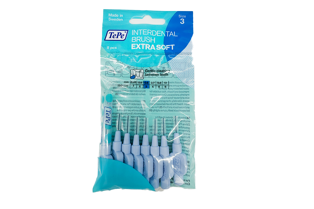 TePe Zahnzwischenraumbürsten x-soft blau 0,6 mm; 8 Stück