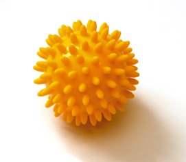 Igel-Ball gelb, 8 cm