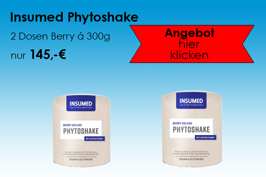 INSUMED Phytoshake 2x Dosen Berry, à 300g 