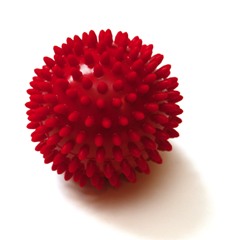 Igel-Ball rot, 9 cm 