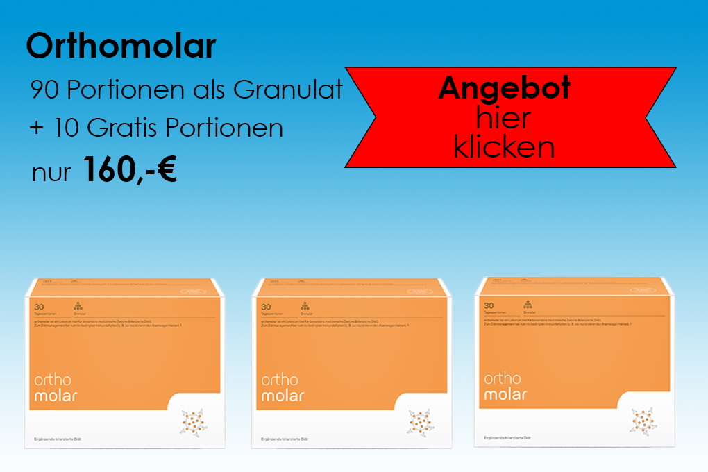 Orthomolar Granulat, 90 Portionen + 10 Gratis Portionen